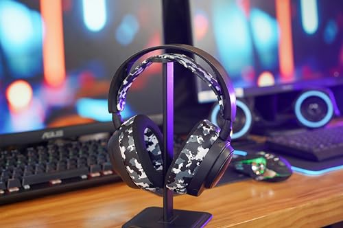 WC HeadbandZ Arctis Nova - Upgraded Silicone Headband for Arctis Nova Headsets by Wicked Cushions - Enhanced Flexibility, Comfort, and Style with Matching Earpad Designs | Snow Camo - color: Snow Camo