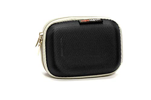Navitech Black Hard Protective Earphone Case Compatible With Sudio Bluetooth Sport Headset TRE in-Ear Water Resistant Wireless Headphones