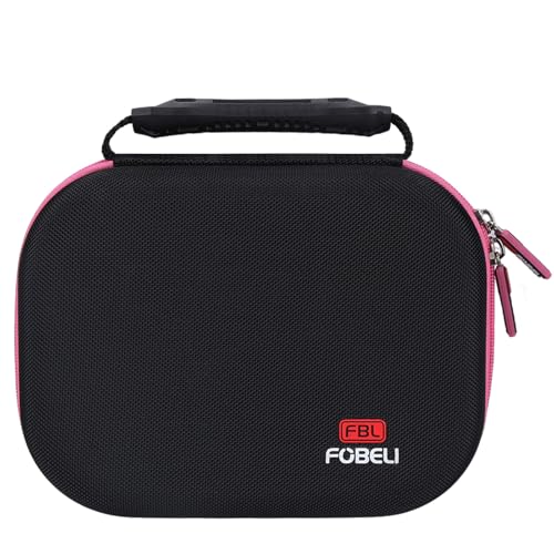 FBLFOBELI Hard Case for Walker's Razor Slim/Howard Leight Shooting Ear Protection Electronic Shooting Muffs Earmuff - color: Rose Red