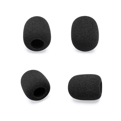 4 Pcs Mic Cover Compatible with Sennheiser HD 500 BAM Microphone, HMD300, HMD26, HME26, HMD27, HMDC27, HME27, HMD46, HME46, 556955 SPARE MICROPHONE BOOM, Replacement Foam Mic Windshields