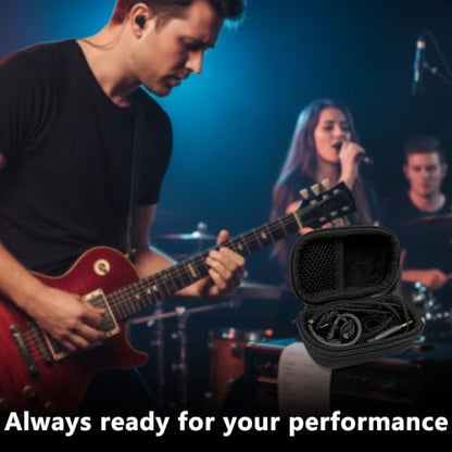 Musiin IEM Earphone Case Compatible with MDREX15AP,YINYOO CCZ Melody | SE215-CL,KZ ZS10 Pro,MEE Audio M6 and most IEM Earphone,Ideal for Live Stage and Studio daily use.