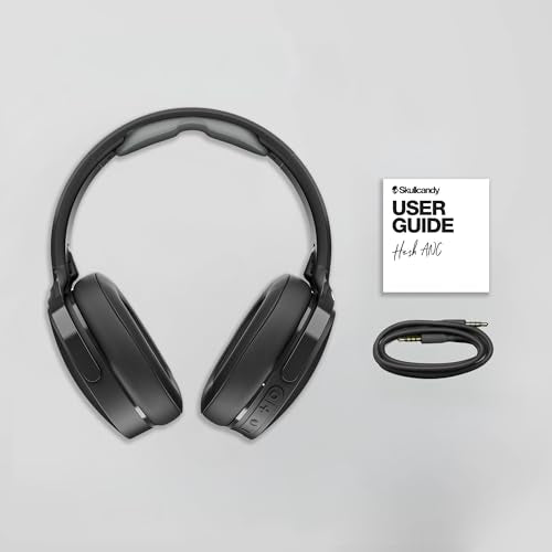 Skullcandy Hesh ANC Noise Cancelling Wireless Headphones - Preppy Sage | Bluetooth, Noise Cancellation, Over-Ear Fit, 22 Hours Battery, Foldable, Lightweight Design, Microphone, Studying, Travel - color: Preppy Sage