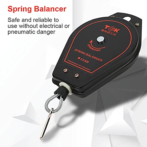 Spring Balancer Retractable Tool Hanger, Heavy Duty Tool Hanging Holder with Positioner, Adjustable Retractable Tool Balancer 0.6-2kg, Multifunctional Load Balancer Spring Balancer Retractable Tool