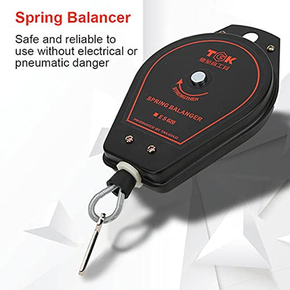Spring Balancer Retractable Tool Hanger, Heavy Duty Tool Hanging Holder with Positioner, Adjustable Retractable Tool Balancer 0.6-2kg, Multifunctional Load Balancer Spring Balancer Retractable Tool