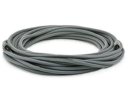 Monoprice 102767 Premium S/PDIF (Toslink) Digital Optical Audio Cable - Silver - 50ft | Heavy Duty Mesh Jacket, Metal Connector Heads, for Play Station, Xbox one, Home Theater & More Gray - size: 50ft