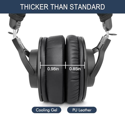 Ice Silk Fabric Earpads for HyperX Cloud/Alpha, Audio Technica M50X/M40X