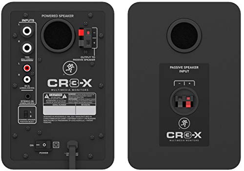 Focusrite Scarlett 4i4 USB-C Audio Interface Studio Bundle with Mackie CR3-X Monitors Condenser Microphone Headphones Boom Stand Pop Filter XLR and TRS Cables and Production Software