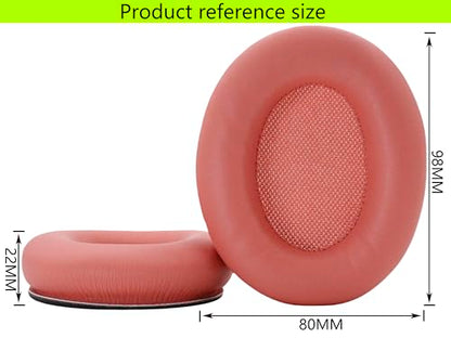 Replacement Ear Pads Compatible with Srhythm Version NC35 Pink | Also suitable for Srhythm version NC25 Headphone Memory foam/protein leather ear pads and earmuffs - color: Pink