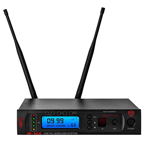 Nady W-1KU-LT-NEUS True Diversity 1000-Channel Professional UHF Lapel/lavalier Microphone Wireless System with Carrying Case - Autoscan - Automatic Transmitter Pairing - All Metal Construction - size: Single Transmitter, style: Lavalier Microphone System