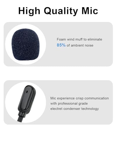 Microphone Replacement for Kingston HyperX Cloud III 3 Wired & Wireless Gaming Headsets, Detachable Noise Cancelling Clear Voice Chat Mic for Switch PS5 PS4 Mac PC Computer, 3.5 mm Jack