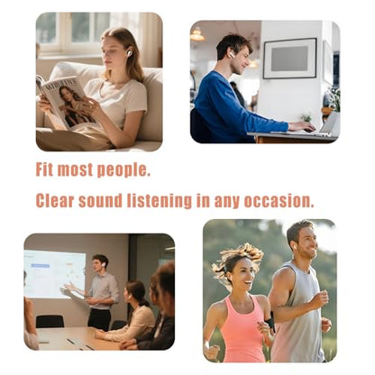 Silicone Replacement Earbuds Tips Oval - inner diameter 4.0mm Universal Ear Tips Fit True Wireless Earbuds, 6 Pairs LMS Black - color: Black