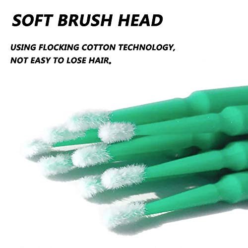100 Pack Phone Charge Port Cleaning Tool kit,Bendable Mini Soft Round Brushes Cleaner Compatible with iPhone 11 Pro Speaker Tablet Camera Laptop Computer Smartphone, Blue - color: Blue