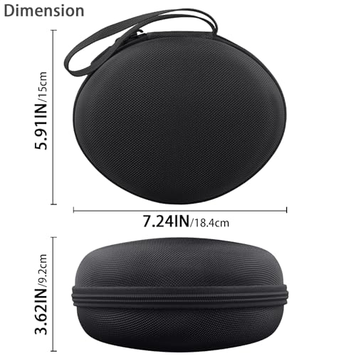 for Beats Studio Pro/Studio3/Solo4/Solo3 Headphones Hard Case, Black - color: Black Case