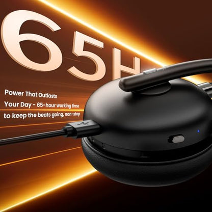 Dytole Wireless Headset with mic for Work