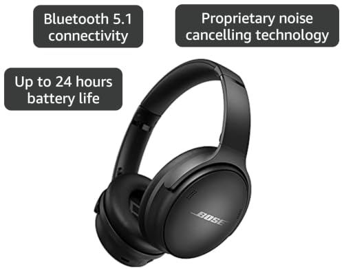 Bose QuietComfort 45 SE Noise Cancelling Over-the-Ear Headphones (Renewed) - color: Black
