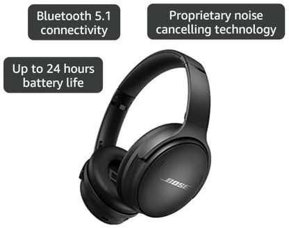 Bose QuietComfort 45 SE Noise Cancelling Over-the-Ear Headphones (Renewed) - color: Black
