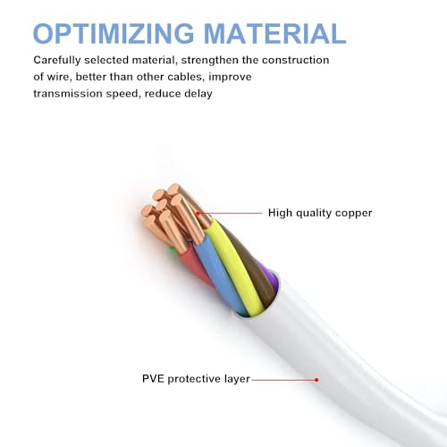Replacement Audio Cable Compatible with Bose 700 QuietComfort Ultra QC45 QC35II QC35 QC25 NC 700 Soundlink Soundtrue Noise Cancelling Headphones (White) - color: White