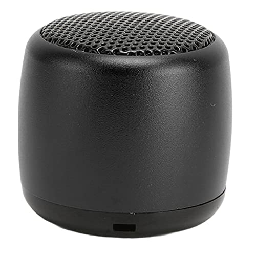Sanpyl 미니 블루투스 스피커, HD 사운드 헤비 서브우퍼가 있는 휴대용 스피커, USB 충전식 소형 소형 스피커, 실외 실내용 (블랙) - color: 블랙.