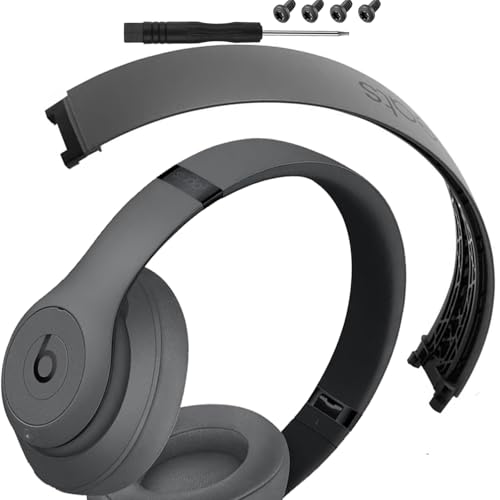 Studio 3 Headband Replacement Parts Studio3 Headband Repair Kit Original Top Arch Band Accessories Compatible with Beats Studio 3 Headphones. (Gray)