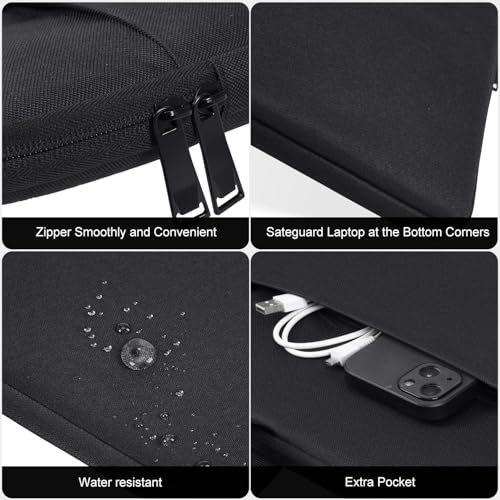 18-19 inch Laptop Sleeve Gaming Computer Case Compatible with Alienware M18 R2 R1/18 Area-51, ASUS ROG Strix Scar 18/ G18, MSI Titan 18 HX Carrying Travel Bag - size: 19 Inch