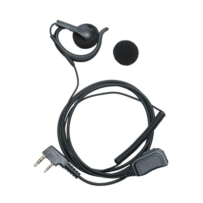 Walkie Talkie Earpiece with PTT Mic 2-Pin K-Type Headset Compatible with Baofeng UV-5R UV82 UV82HP BF-F8HP BF-888S Retc RT21 RT22 RT68 H777S Kenwood NX-1300 TK-3140 Two Way Radios,2 PCS ﻿