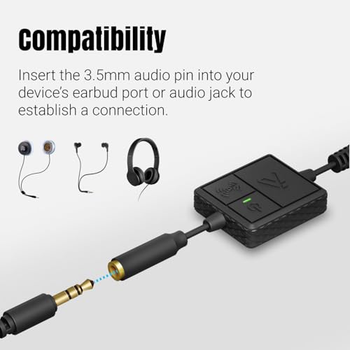 IASUS EAR3H-MK2 Helmet Audio Amplifier 12dB Volume Boost - 3.5mm Input and Output - Compatible with Most Helmet Comms Systems with Headphone Earbud Port