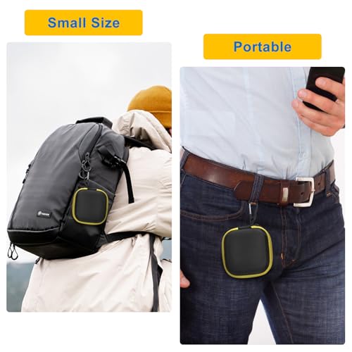 Storage Hard Case Compatible with DeWALT Bluetooth Speaker, Magnetic Clip-On Wireless Portable Mini Speaker Storage Holder Bag - Box Only