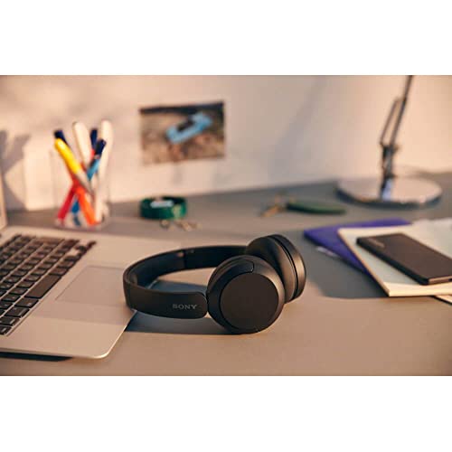 Sony WHCH520B Wireless Headphones with Microphone - Black