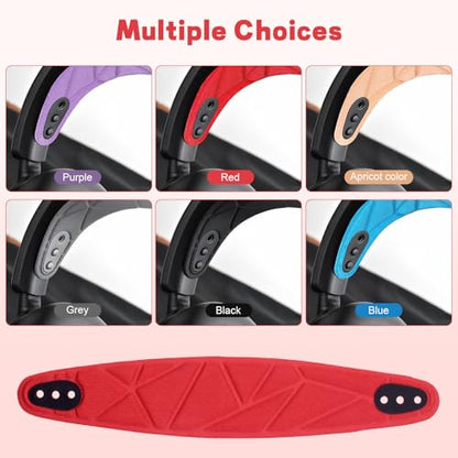 Arctis Nova Pro Headband, Replacement Arctis Nova 7 Head Band Repair Pads Compatible with SteelSeries Nova 1/1P/1X Headphones, Nova 3/4, Nova 5 / 5X / 5P, Nova 7 / 7X / 7P Gaming Headsets (Red) - color: Red