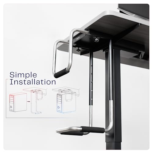 VIVO Heavy Duty Under Desk Large Office PC Mount, Holds 66 lbs - size: Large