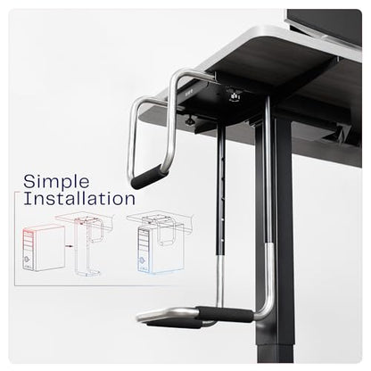 VIVO Heavy Duty Under Desk Large Office PC Mount, Holds 66 lbs - size: Large