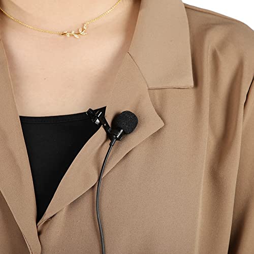 Mini USB Stereo External Microphone for 3, 3+,4, High Sensitivity, Plug and Play, Collar Clip, Excellent Directional Stereo Output