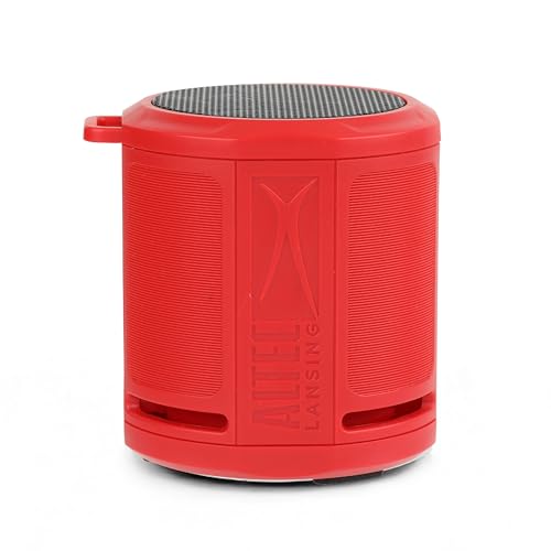 Altec Lansing HydraMicro - Waterproof Bluetooth Speaker, Lightweight & Portable Speaker for Travel & Outdoor Use, Red - color: Red, style: HydraMicro