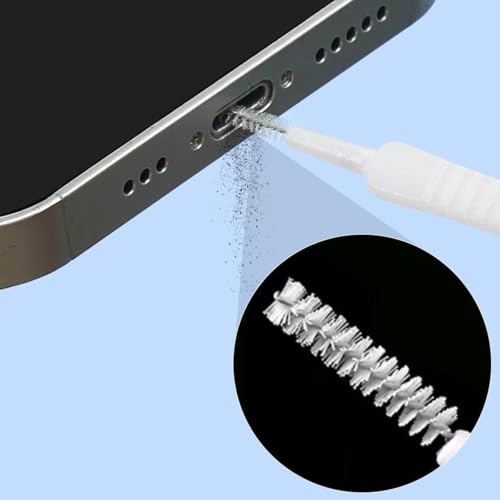 10PCS Thin Cleaning Brush Set – Precision Tools for Phone Charging Ports, Speakers, Headphone Jacks & Showerheads, Removes Dust & Debris Effectively