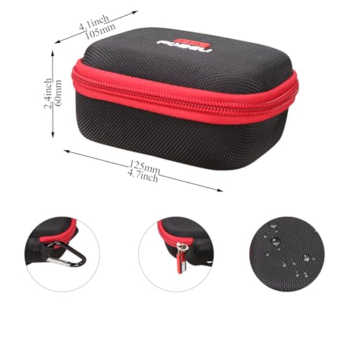 FBLFOBELI Hard Case for LEKATO 5.8GHz Wireless Guitar Transmitter Receiver | Hard EVA Shell, Shockproof & Water-Resistant, Custom Molded Interior, Mesh Pocket for Accessories, Portable Protective Bag