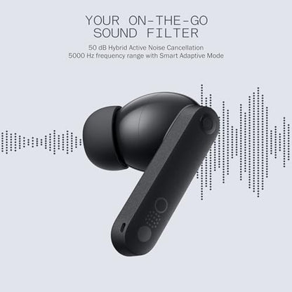 CMF Buds Pro 2 Wireless Earbuds with Smart Dial, 50dB Hybrid Noise Cancelling Earbuds Wireless Bluetooth 5.3, 11mm Bass with LDAC, 6 Hi-Res Audio Mics, 43H Playtime, Fast Charging Case, Light Grey - color: Light Grey