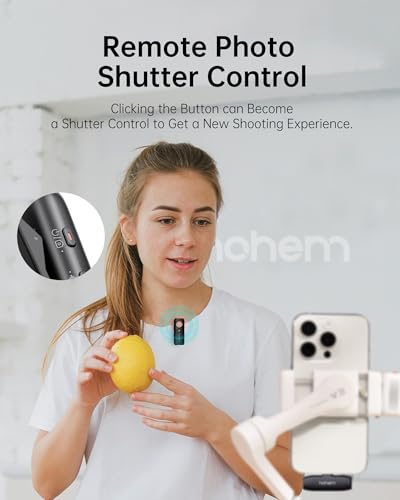 Hohem MIC-01 Wireless Lavalier Microphone for iPhone iOS Vlog Live, Noise Reduction (2TX+1RX Charge Case) - color: Lighting