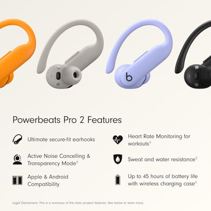Beats Powerbeats Pro 2 Wireless Bluetooth Earbuds with AppleCare+ (2 Years) - Quick Sand - color: Quick Sand, style: With AppleCare+