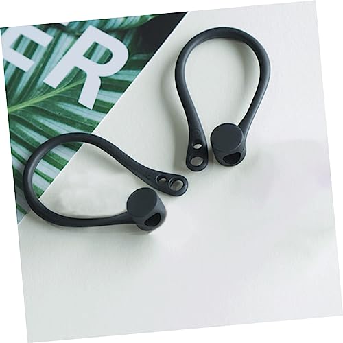 DOITOOL Stay in Place Anti-Slip Ear Hooks Covers Silicone Earbuds Holders for for Running Cycling (Grey)