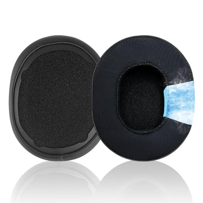 Replacement Ear Pads for Skullcandy Crusher Wireless/Evo/ANC Hesh 3/EVO/ANC, Headphones Ear Cushions, Headset Earpads, Ear Cups Cover-Cooling Gel Black