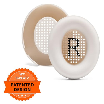 WC SweatZ QC Ultra - Patented Covers for Bose QuietComfort Ultra Gen 1 & 2 | Made by Wicked Cushions | Made with Premium Silicone, Sweatproof & Washable | White Smoke - color: White Smoke
