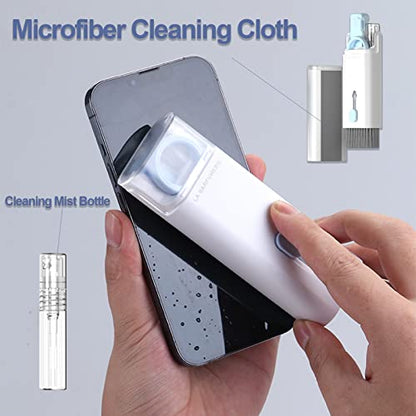 Electronics Cleaner Kit. Keyboard Brush, Airpod Cleaning Tool, Phone Screen Cleaner. for Computers, MacBooks, Laptops, Airpods Pro, Headphones. - color: blue