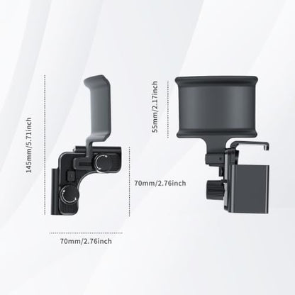 aceyoon Monitor Headphone Stand Clamp-On 360° Rotating Screen Headphones Holder Adjustable Anti-Slip Universal Headset Hanger for Monitor, Desk Organizer