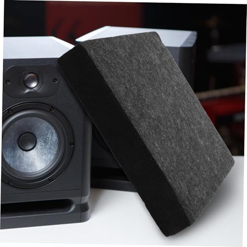 BESPORTBLE Speaker Monitor Pads Acoustic Insulation Sound Absorbing Mats for Home Theater and Recording Studio Isolation Pads for Enhanced Sound Clarity and Instrument
