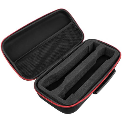Microphone Case Double Mic Slots Storage Bag Mic Protective Bag for Outdoor Travel