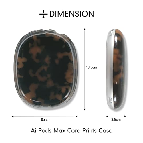 Sonix Protective Case Cover for AirPods Max Headphones | Brown Tort - color: Brown Tort