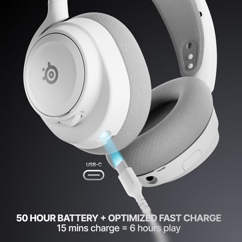 SteelSeries Arctis Nova 7P Wireless Gen 2 Gaming Headset - Real-Time App Control, 50+ HR Play, Neodymium Magnetic Drivers, Mix 2.4GHz/Bluetooth, PS5, PS4, PC, Switch 1/2, Mobile - White - color: White, style: PlayStation | PC