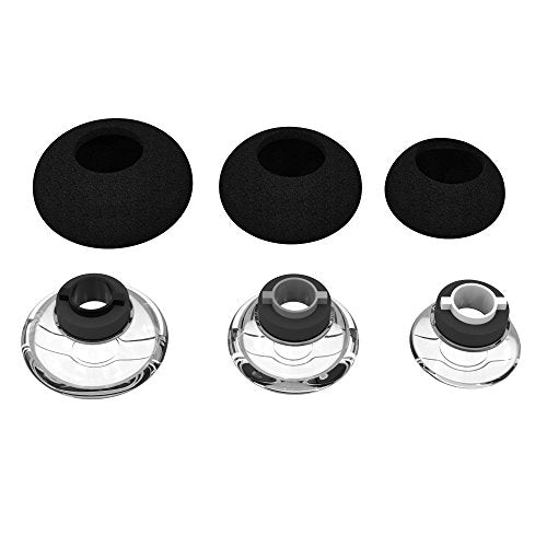 3X Earpieces for Plantronics Voyager Legend Eartip Kit,Plantronics Voyager 5200 5220 5210 Headset Foam Covers-L M S - size: Small Medium Large*3pack
