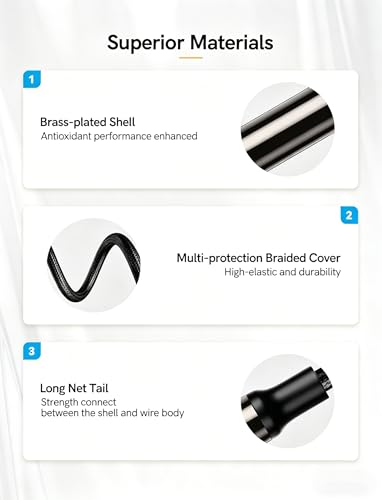 VIOY Coaxial Digital Audio Cable 6.6FT, RCA Male to Male Subwoofer Cable | Gold-plated RCA plug, lossless digital signal, EMI/RFI Shielding, Braided Jacket for TV, soundbar, subwoofer and home theater - size: 6.6FT