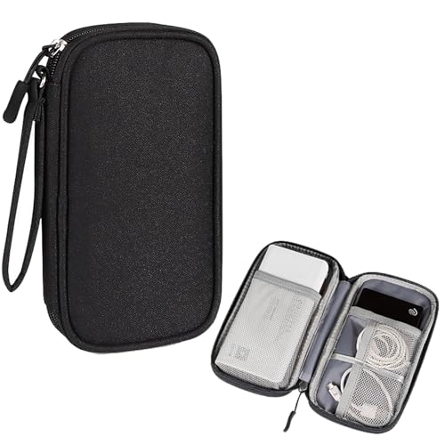 Organizer Bag Case Electronic Devices Travel Pouch Cable USB Charger Accessories Cellphone SD Power Bank Earphone - color: Signle Layer-Black